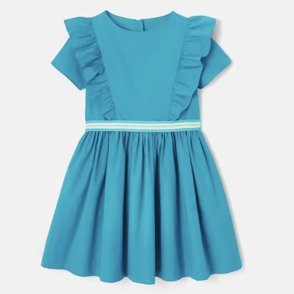 Jacadi Blue girl dress sz 8
